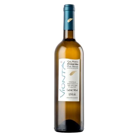 Botella de Vino Blanco Vionta Albariño Albariño España Rias