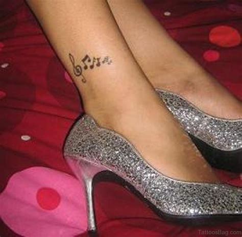 Cute Music Notes Tattoos On Ankle Tattoo Designs Tattoosbag