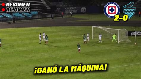 Cruz Azul Vs Canc N Fc Resumen Y Goles Debut De Los Refuerzos