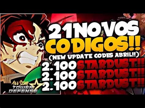 LANÇOU 21 NOVOS EXCLUSIVOS CODES SECRETOS no ALL STAR TOWER DEFENSE