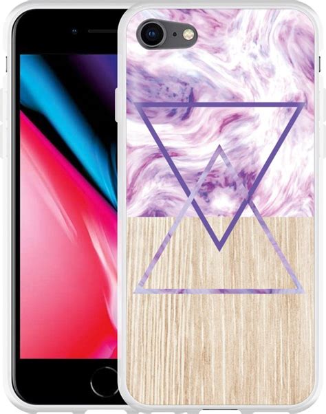 Cazy Hoesje Geschikt Voor Iphone Color Paint Wood Art Bol