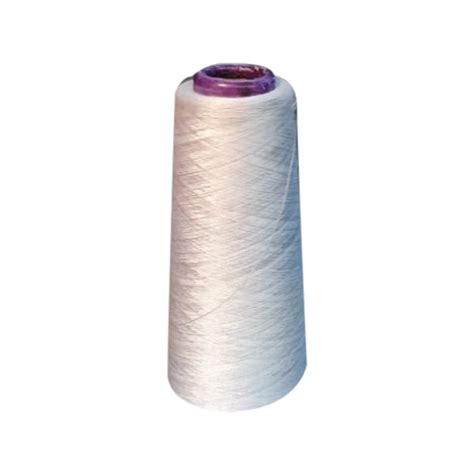 Super Bright White Twisted Dyed Polyester Yarn Count Denier Range