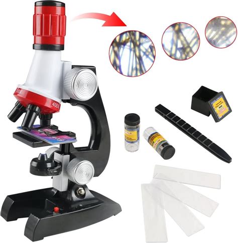 Student Science Microscope Kit Refined Scientific Instruments Toy Set ...