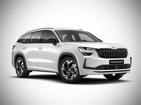 2024 Skoda Kodiaq Sportline Moon White Color | AUTOBICS