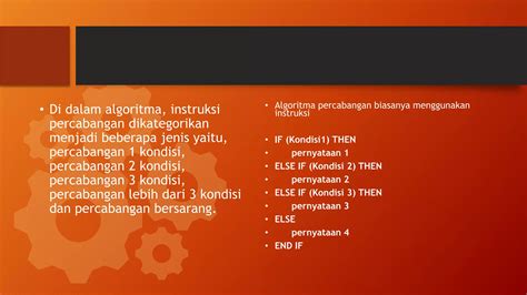 6 Percabangan 2 Kondisi Ppt