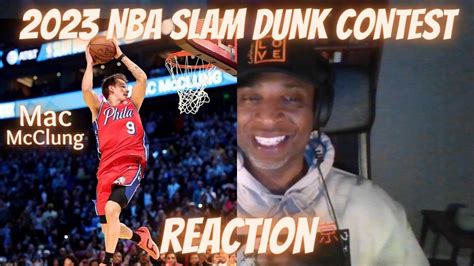 Nba Mac Mcclung Nba Slam Dunk Contest Reaction Youtube