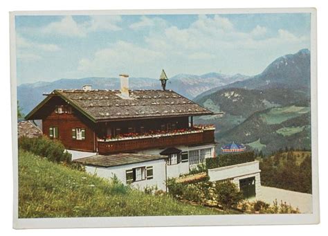 Worldwarcollectibles German Third Reich Era Postcard Der Berghof