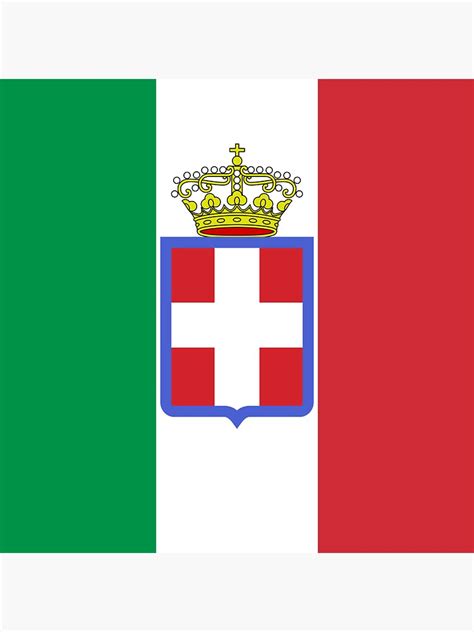 "War Flag of Kingdom of Italy (1861-1946)" Sticker for Sale by abbeyz71 ...