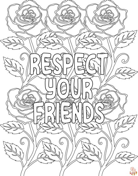 Respect Coloring Pages