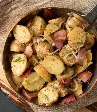 Warm Potato Salad With Bacon And Coarse Mustard Glebe Kitchen