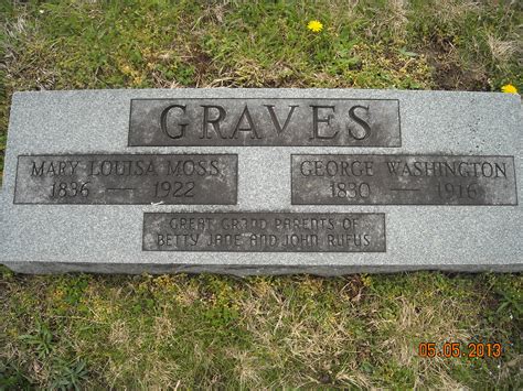 George Washington Graves 1829 1916 Homenaje De Find A Grave