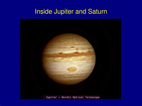 Inside Jupiter And Saturn Ppt Download