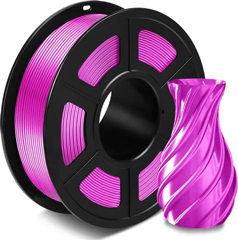 SUNLU Silk PLA Filament 1 75mm 3D Printer Filament Silk Silky Shiny