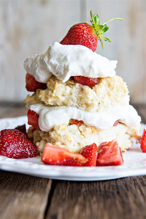 Homemade Strawberry Shortcake With Grand Marnier Whipped Cream Dine