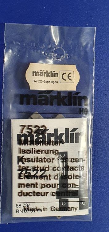 M Rklin Mittelleiter Isolierung K Gleis Inhalt St Ck Kaufen