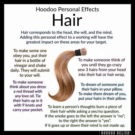 Hoodoo Personal Effects Hair Hair Has A Long Standing Tradition Of