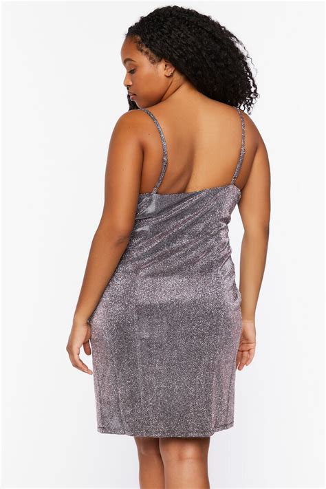 Plus Size Metallic Mini Dress Forever21us