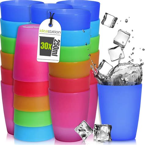 Idea Station Neo Plastic Cups X Ml Colourful Plastic