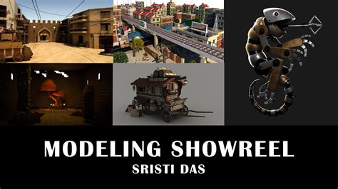 3D Modeling And Texturing Showreel 2023 YouTube