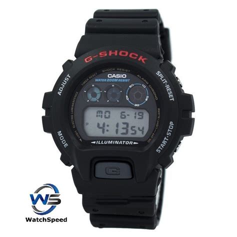 Casio G Shock Dw 6900 1v Black Classic Digital Sports 200m Mens Watch Shopee Singapore