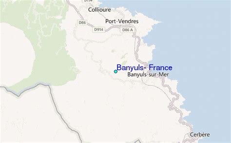 Banyuls, France Tide Station Location Guide