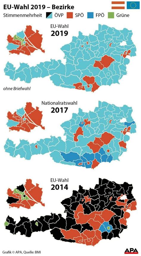 Ergebnis der EU Wahl 2019 So hat Österreich gewählt Europawahl