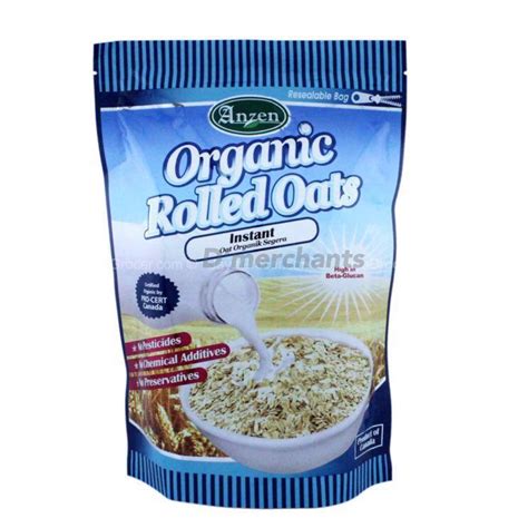 Anzen Instant Organic Rolled Oats G Lazada