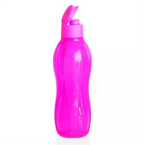 Tupperware Botella Eco Tupper Plus De Litro Colores Rosa Ne N