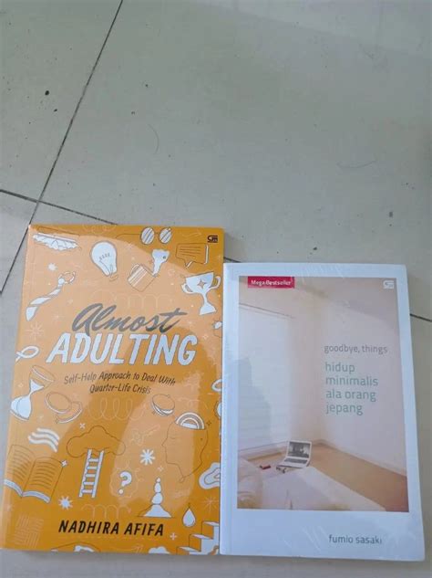 Buku Almost Adulting Dan Hidup Minimalis Ala Orang Jepang Segel