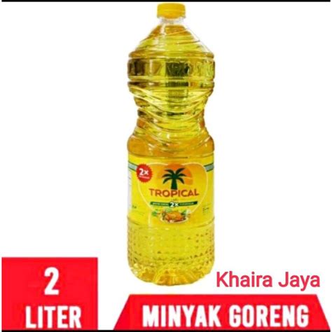 Jual Minyak Goreng Tropical 2x Penyaringan Kemasan Botol 2 Liter Aneka