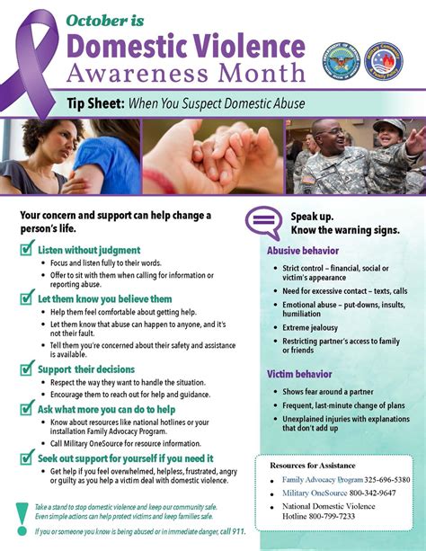 Dvids Images October Domestic Violence Awareness Month Image 1 Of 2