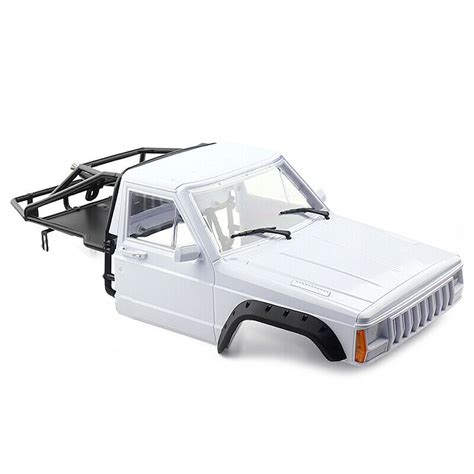 Cherokee Cab And Back Half Cage Rc Car Body For 110 Rc Trx4 Scx10 90046 Redcat Gen 8 Scout Ii Parts