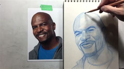 Drawing Terry Crews From Brooklyn Agt Youtube