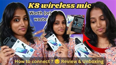 My First Time Purchasing This K Wireless Microphone Review Unboxing