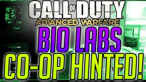 Call Of Duty Advanced Warfare Biolab S Secrets CO OP Hinted YouTube