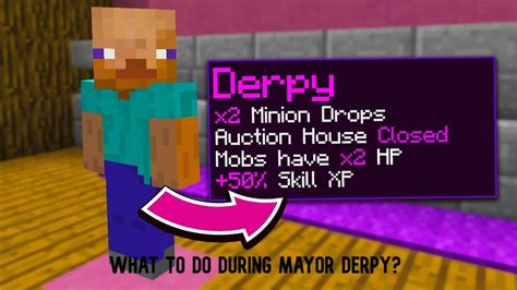 What To Do During Mayor Derpy Hypixel Skyblock Tutorial Youtube