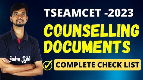 Documents Required For Eamcet Counselling Which Documents Are Req For