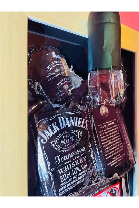 Artisticdesigns Jack Daniels Kirik ŞİŞe Sanati Epoksİ Tablo Fiyatı