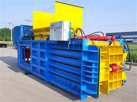 Horizontal Baler For Waste Paper Cardboard Pet Bottle Hydraulic