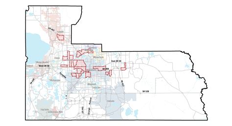 Orange County Map Florida