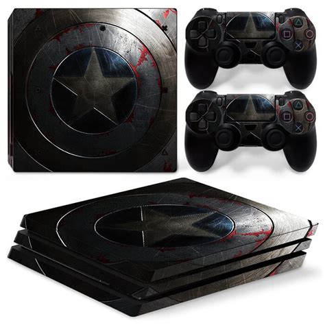 Captain America Ps Pro Skin Sticker Vinyl Decal Consoleskins Co