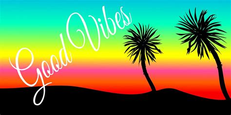 Palm Tree Beach Sunset Clip Art