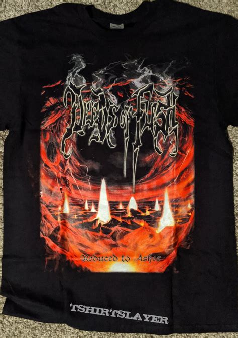 Deeds Of Flesh Reduced To Ashes Short Sleeve Tshirtslayer Tshirt