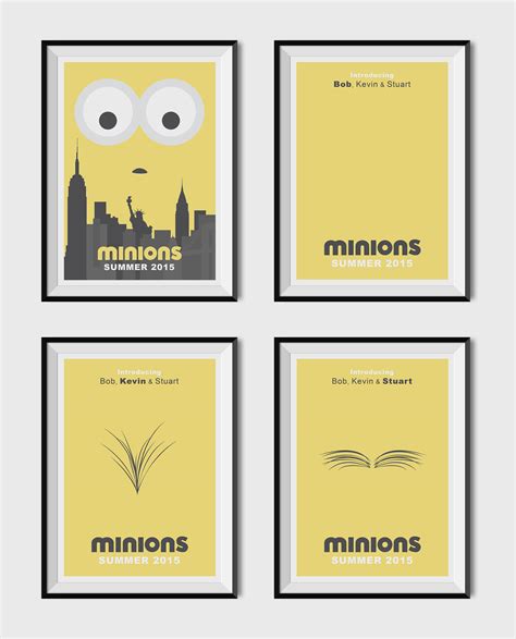 Minions 2015 Movie Poster on Behance