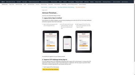 Comment Activer Lauthentification à Deux Facteurs Sur Amazon