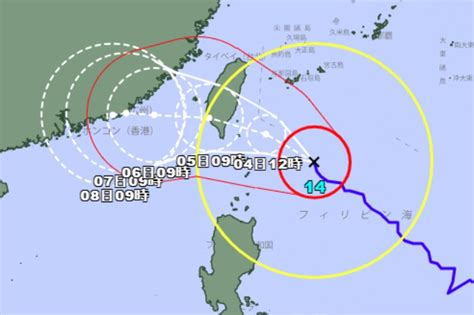 小犬升級成「大型強烈颱風」！日本氣象廳曝最新預估路徑：暴風圈籠罩全台灣 風傳媒