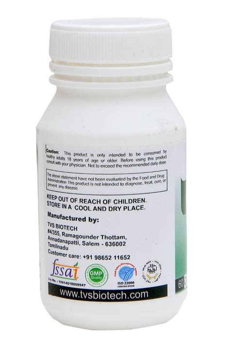 Tvs Biotech Mixed Blend Of Extracts Livercare Capsules Treatment