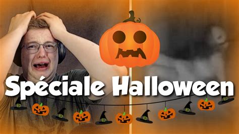 Je réagis aux vidéos LES PLUS FLIPPANTES specialhalloween YouTube