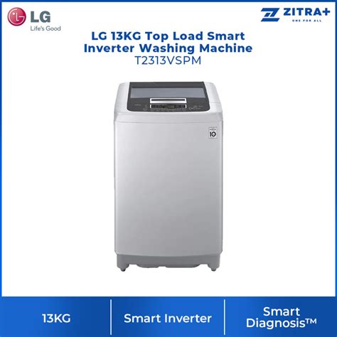 Lg Kg Top Load Smart Inverter Washing Machine T Vspm Turbodrum