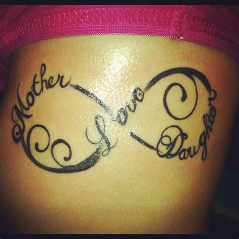 Infinity tattoo, mother love daughter | Cool Tattoos & Piercings ...